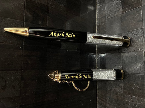 Customized Pens with Keychain Combo