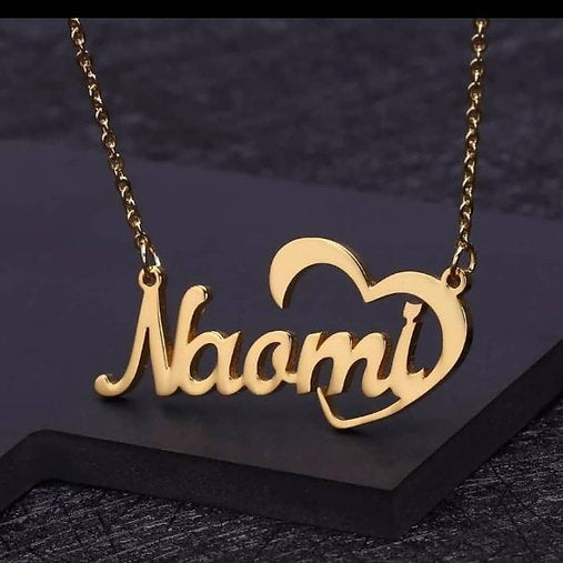 Heart NAME PENDENT