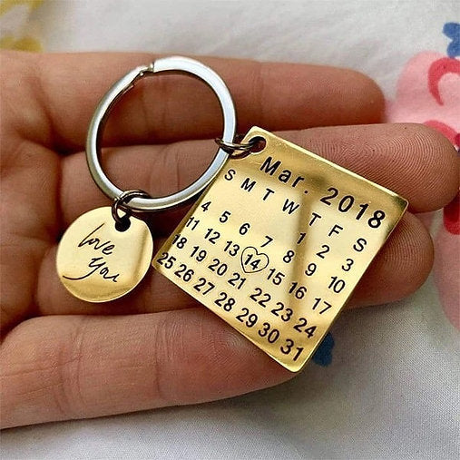 Calender keychain