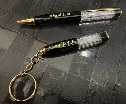 Customized Pens with Keychain Combo