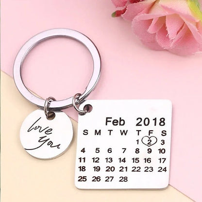 Calender keychain