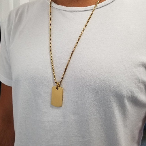 Mens Name Necklace