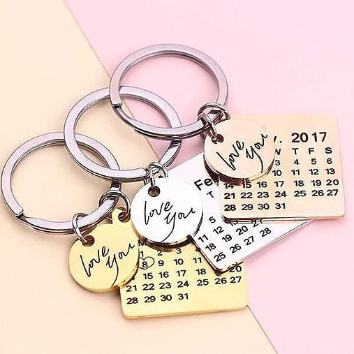 Calender keychain